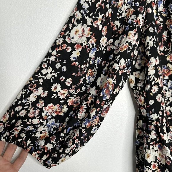 Collective Concepts Whimsical Blouse Black Floral 2XL - Picture 3 of 11